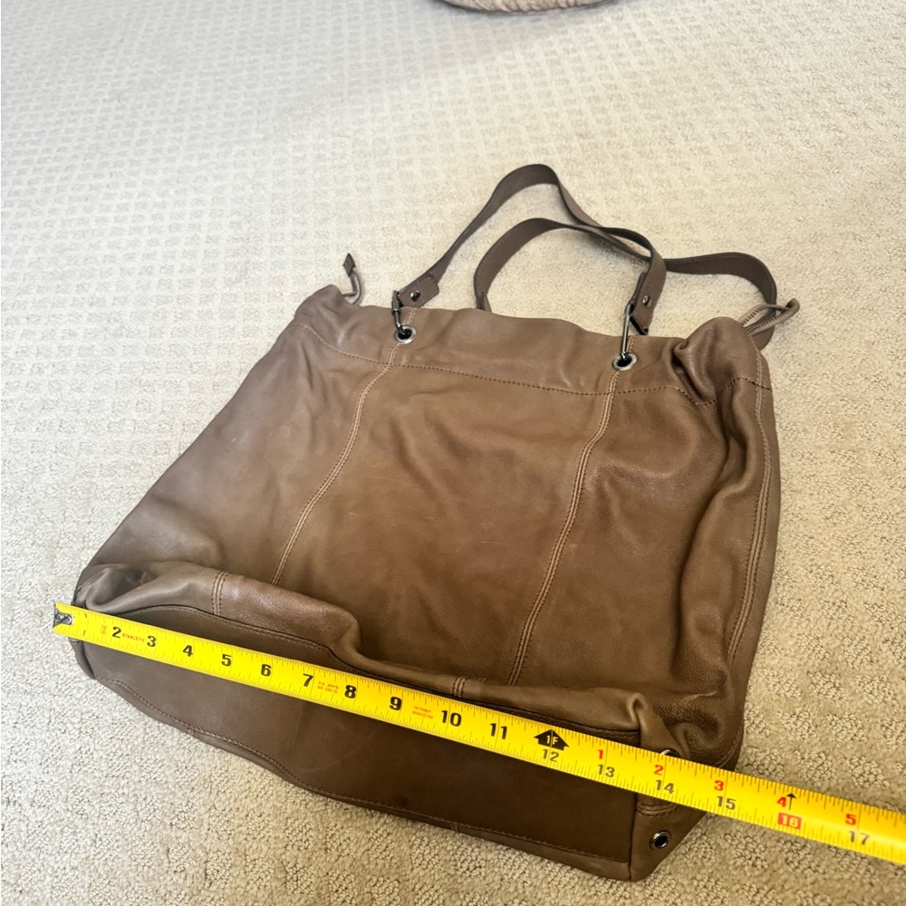 Burberry Brown Leather Tote Bag - Picture 11 of 14